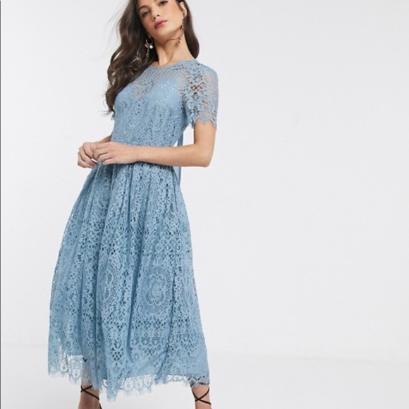 ASOS Dresses & Skirts - ASOS DESIGN Lace Midi Dress